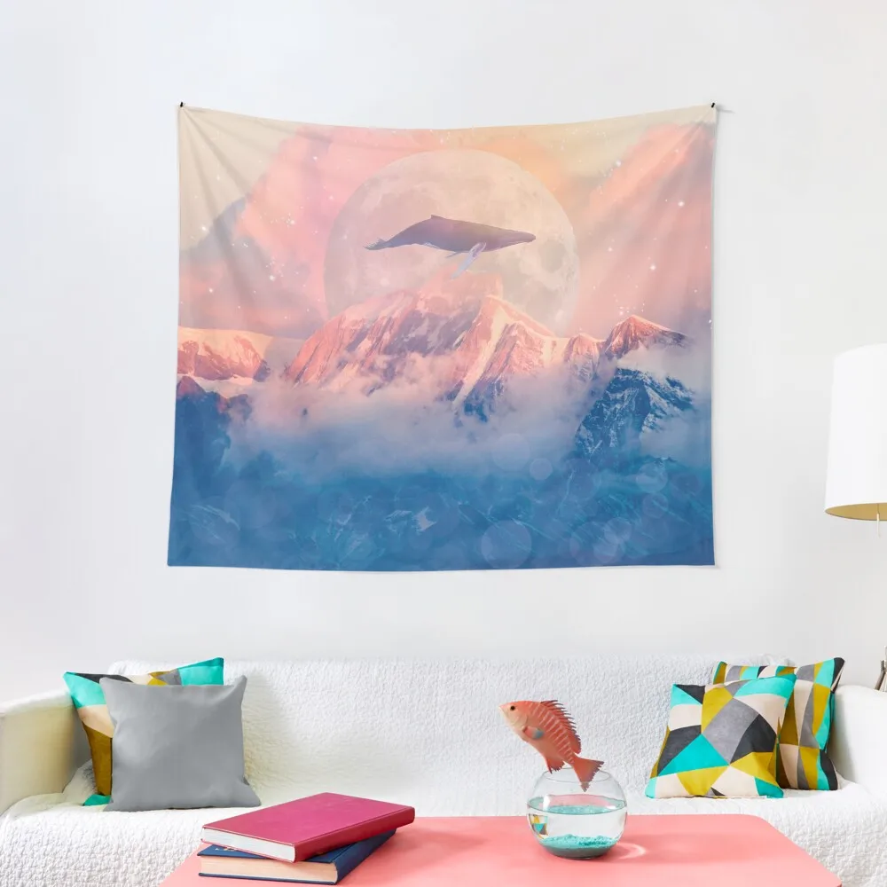 

Whale in the sky Tapestry Home Supplies Things To The Room Room Decorations Aesthetics Tapestry