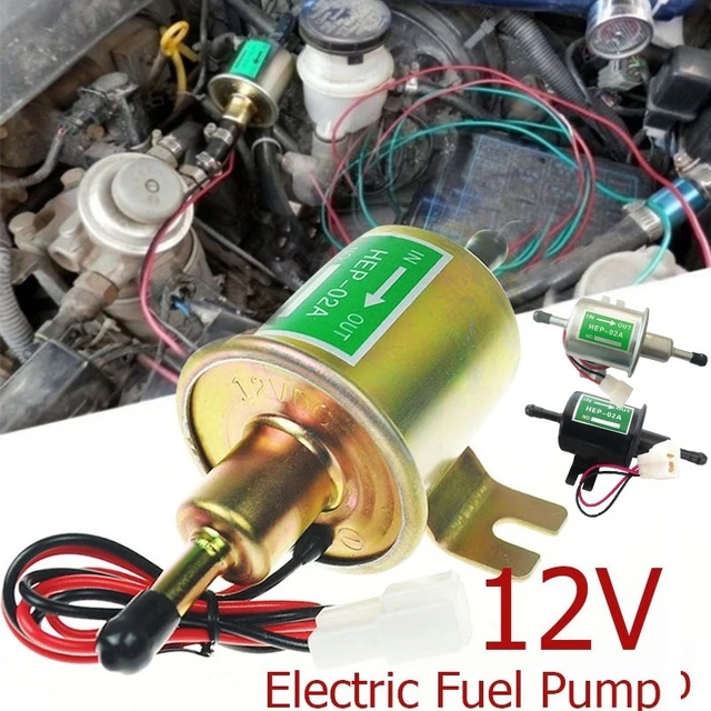 Pompe à carburant électrique 12V, fil de fixation de boulon à basse  pression métal essence essence Diesel pompes à huile pour voiture moto -  AliExpress
