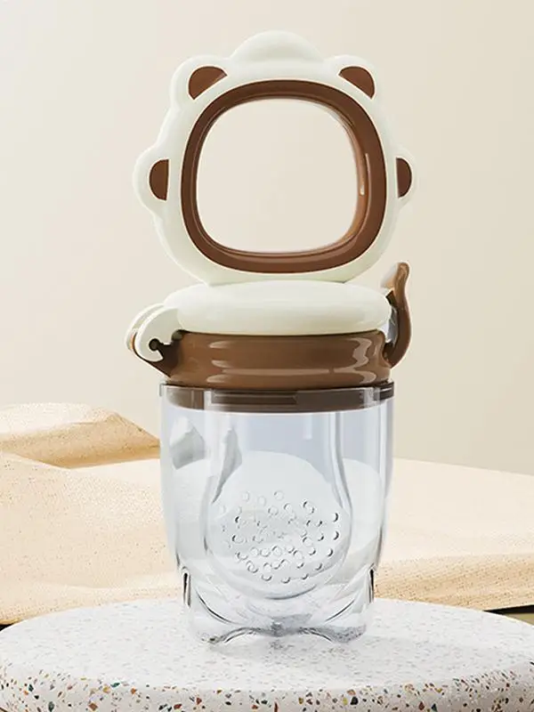 Baby Solids Fruit Feeder Pacifier Infant Teether Toy 6M+ BPAFree Easy-Clean Silicone Pacifier For  Baby Teeth Relief