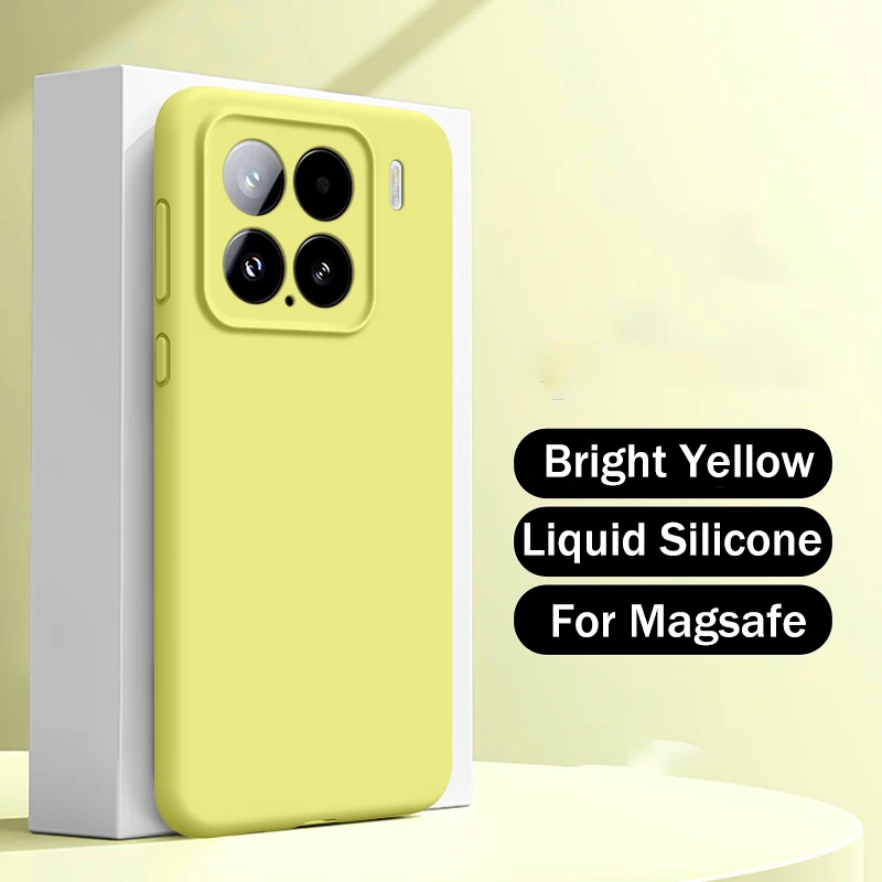 Luxury Liquid Silicone MagSafe-Compatible Matte Soft Magnetic Skin Cover