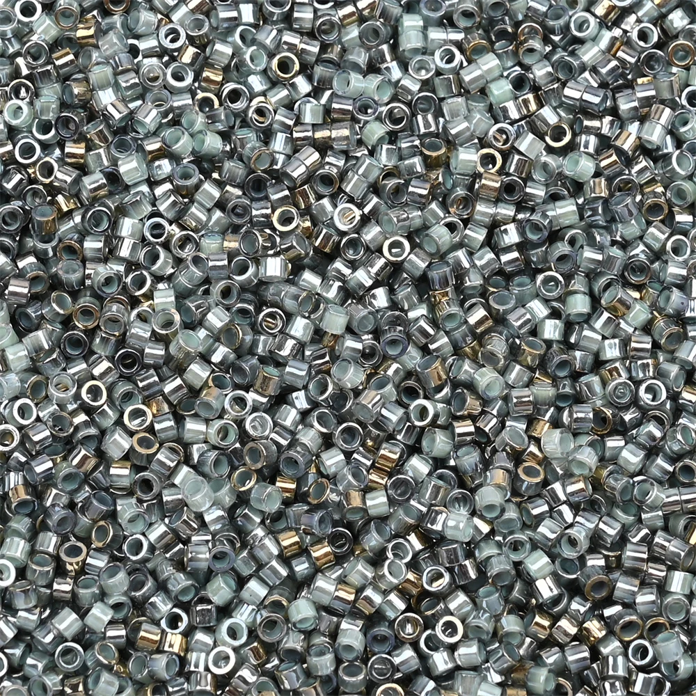 2,5 mm japanische antike Glasperlen, goldfarben plattiert, Mini-Perlen, handgefertigt, DIY-Halskette, Armband, Schmuck, Accessoires, Materialien – Detail 18