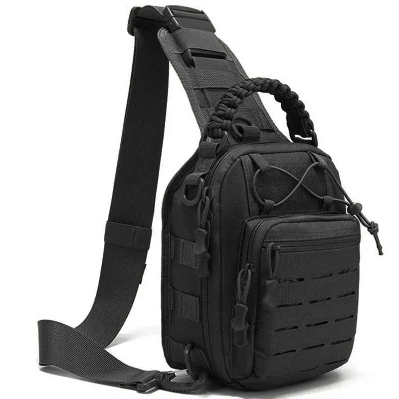 Waterproof Oxford Tactical Sling Backpack for Men Outdoor Camping