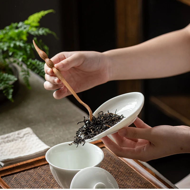 Bamboo Tea Needle for Kung Fu Tea Set Long Handled Spoons Needle Spoon Utensils Spare Parts Kitchen Tool Accessories