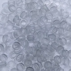 500 - Piece Round Tile Set for Mosaic Art and Creative Building (98 - Trans)