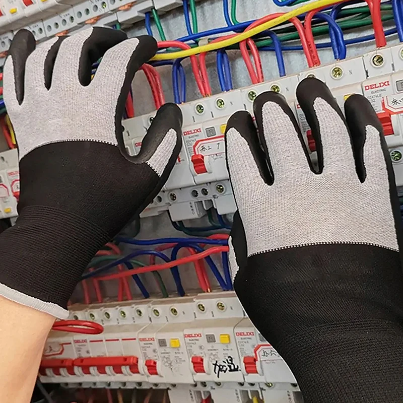 Insulating Gloves Ultrathin Electrician Insulating Gloves Withstanding Voltage 400V/500V Rubber Touch Screen