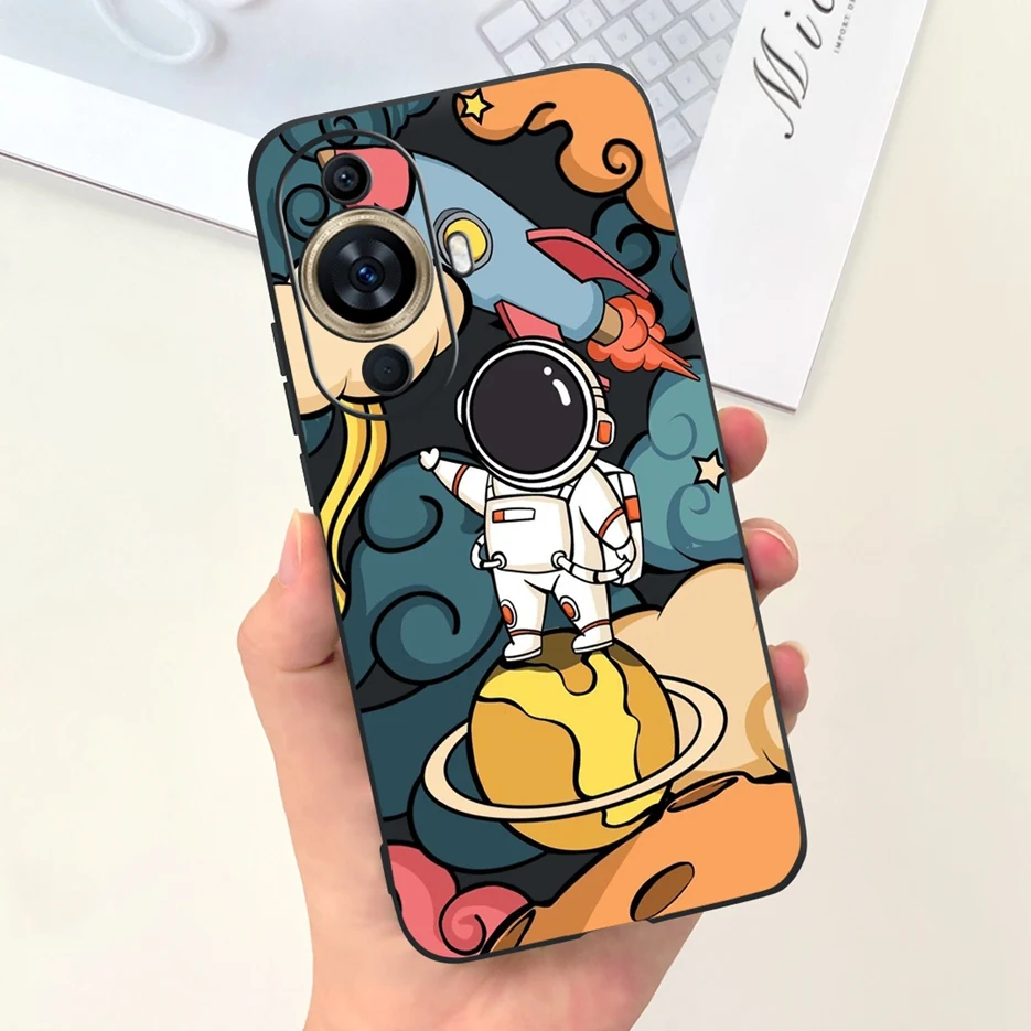 Cute Candy Painted Soft Silicone Phone Case Cover for Huawei Nova 11 Series