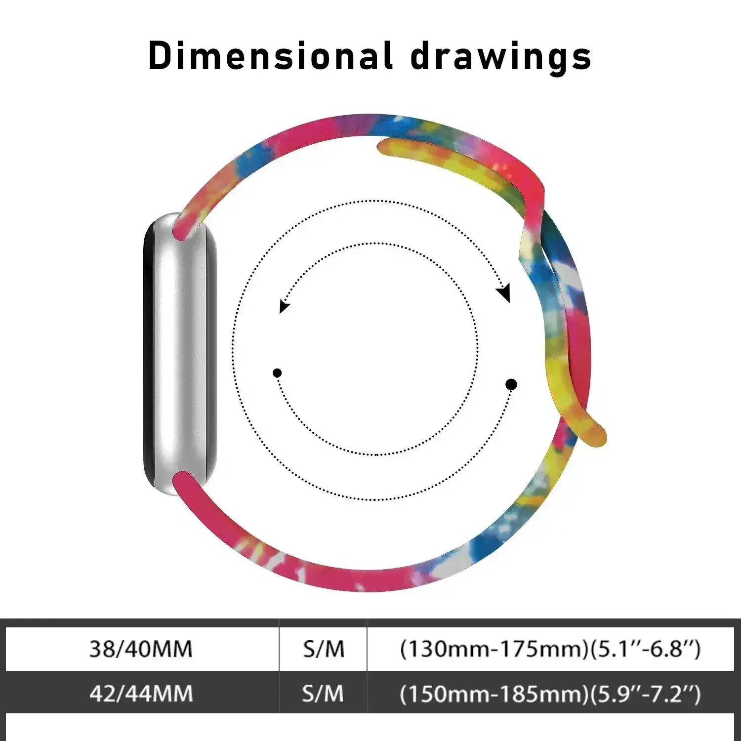 รูปสินค้า สร้อยข้อมือซิลิโคน Apple Watch ทุกรุ่น