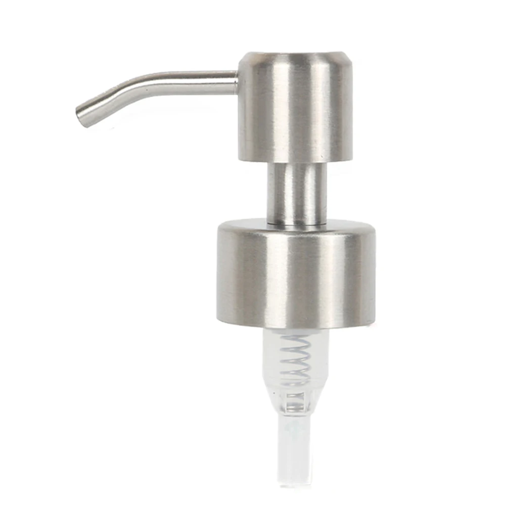 High-Quality Materials New Practical Replacement Home Soap Dishe Pump Head Soap Dispenser Pump 11cm Stainless Steel 3