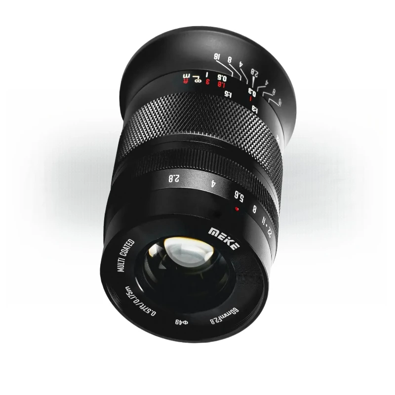 Lente Macro Meike 60mm F/2.8 Para Sony E-Mount – Enfoque Manual | Compatible Con NEX, A6000, A6400, Etc. | Relación 1:1