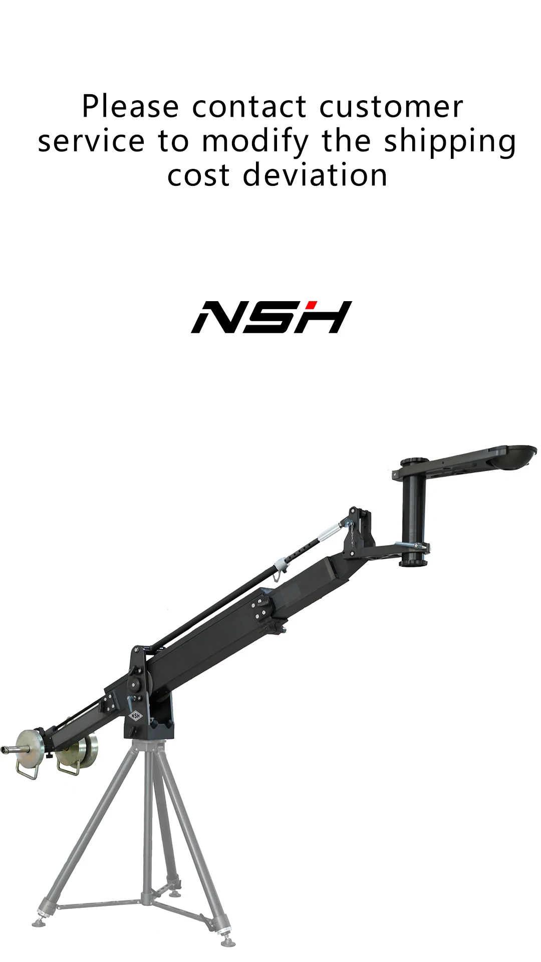 NSH 7600 Jimmy Jib Crane Telescopic Arm Cameras Accessories