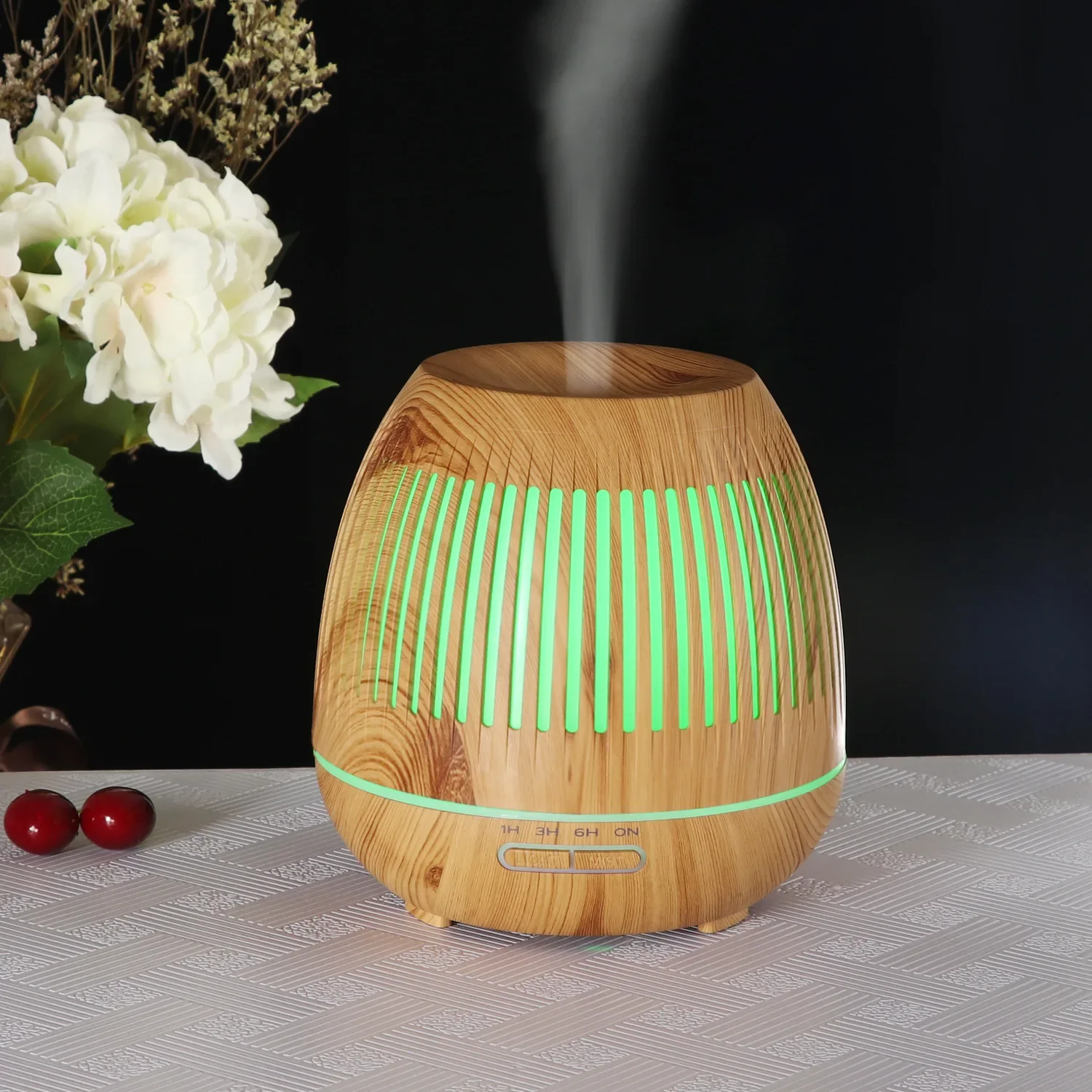 Humidificador de aire inteligente Wifi, difusor de aceite esencial de aromaterapia, luz nocturna LED de 7 colores, máquina de aromaterapia para el hogar