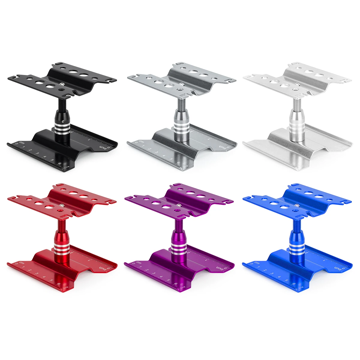 Aluminum RC Repair Stand Workstation for 1/16 1/18 1/24 Scale RC Models Axial SCX24 FCX24 Traxxas TRX4M