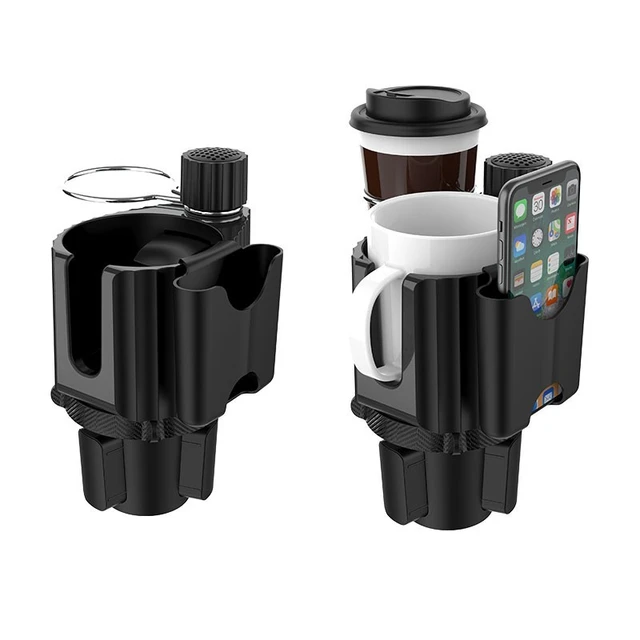 Upgraded Universal Car Cup Holders Drink Holder Expander Adapter Adjustable  With Phone Holder Storage Box Tray Car Accessories - Drinks Holders -  AliExpress
