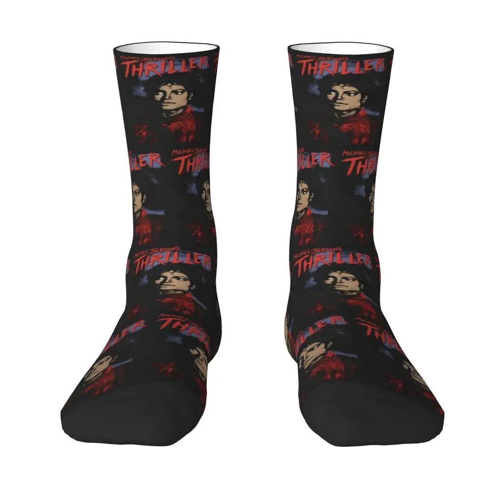 Michael 1984 Grammys Jackson Pop Art Portrait Socks Harajuku Stockings All Season Long Socks Accessories for Unisex Gifts