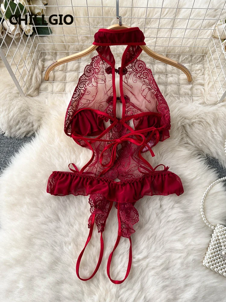CHILLGIO   ̽ ڼ Cheongsam  ٵ Ʈ  ޺̼ Catsuit, ޽    