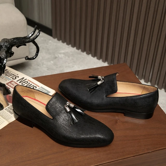 Mocassini Uomo Eleganti MEIJIANA - Slip On In Pelle Sintetica, Estivi Casual