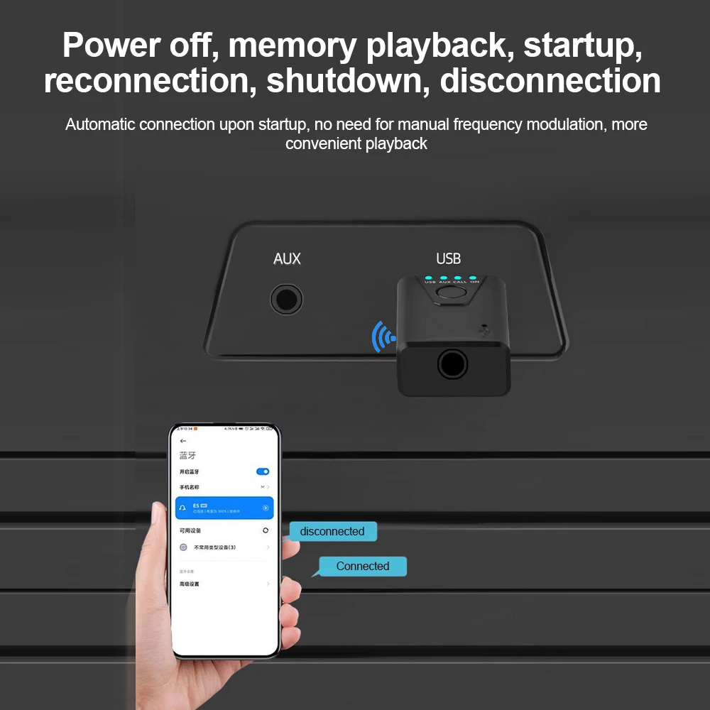 USB Bluetooth 5.4 Adapter Transmitter Receiver Bluetooth Dongle Wireless USB 5.3 Audio Adapter for Computer PC Laptop