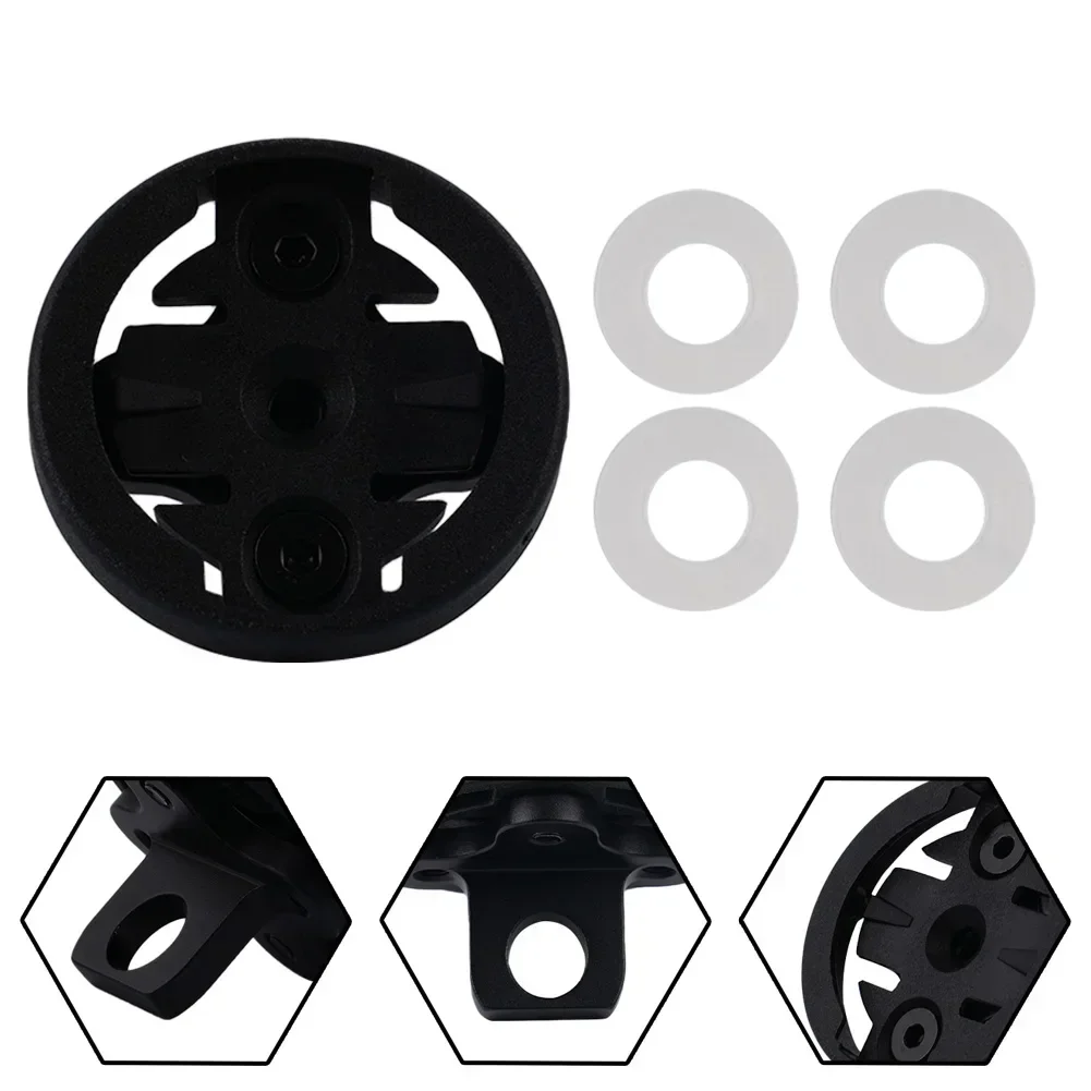 BROMPTON Garmin용 자전거 컴퓨터 거치대, 자전거 주행 거리계 브래킷 마운트, 4 와셔 포함, 산악 MTB 도로 사이클링 액세서리