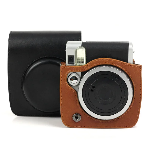 Fuji Instax Mini90 Instax Mini 90 Strap PU Leather Camera Case