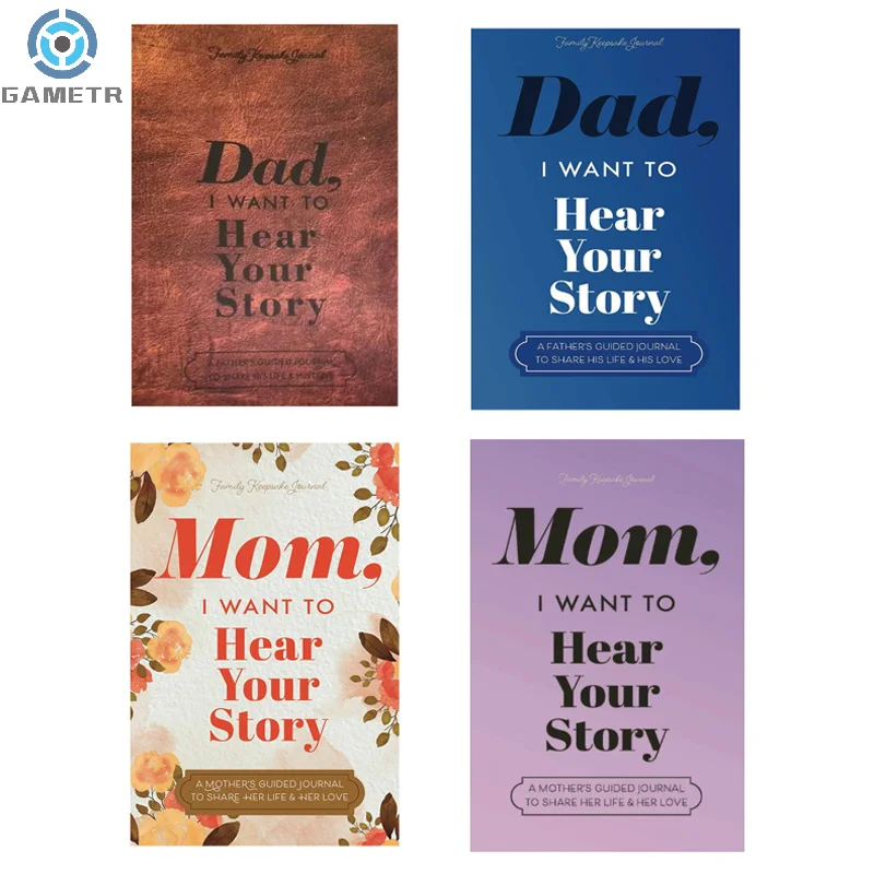 Notebook Diary Journal Dad/Mom I Want To Hear Your Story Journal Father's Guided Journal