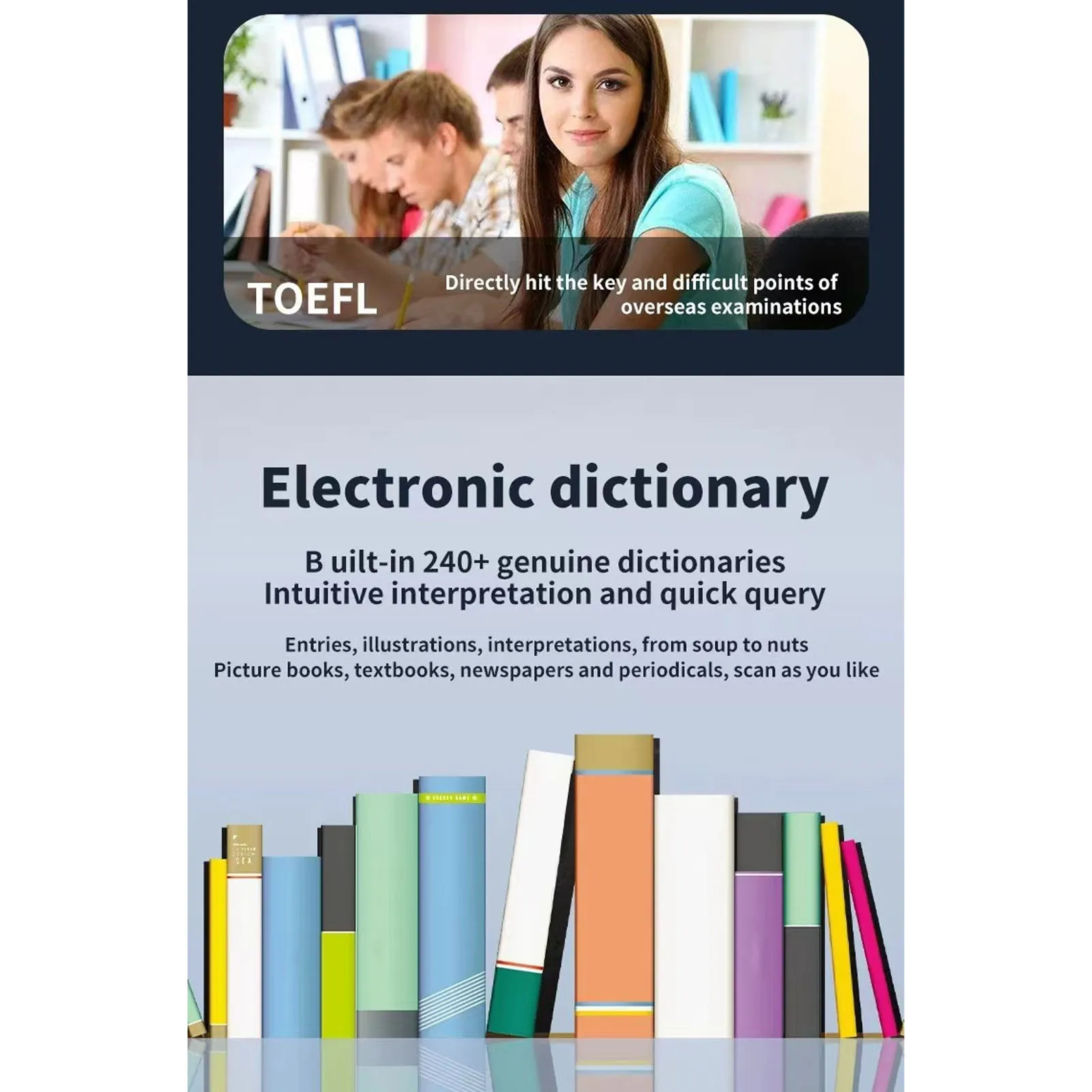 【New】A6S Scanning Translator Pen Multiple Electronic Dictionary Voice Translation 112 Languages Scanning Translator  for Travel