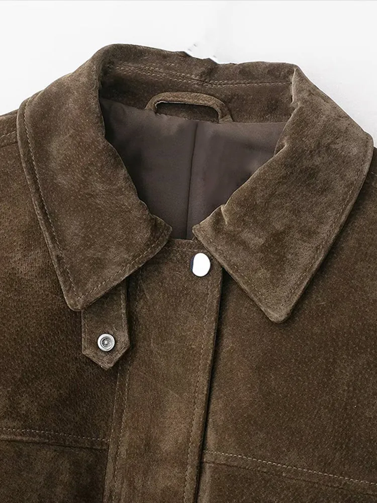 Women’s Vintage Suede Jacket 1