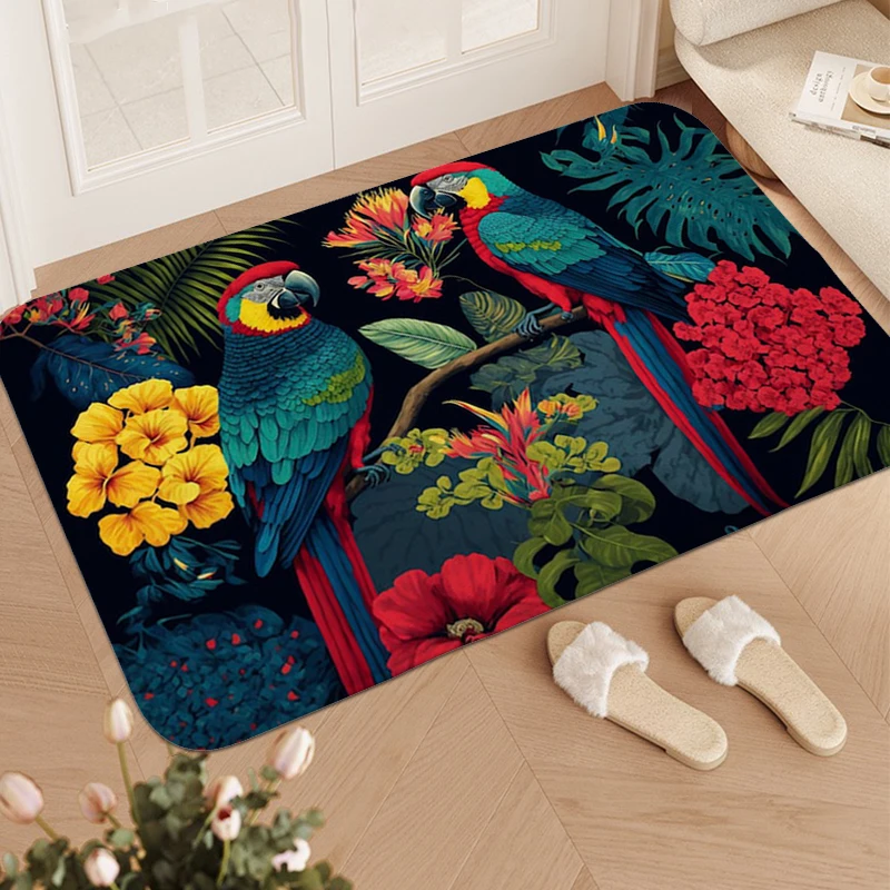 

Bathroom Rug Brid Aesthetic Useful Things for Home Decorations Anime Veranda Carpet for Entrance Door Floor Mats Front Door Mat