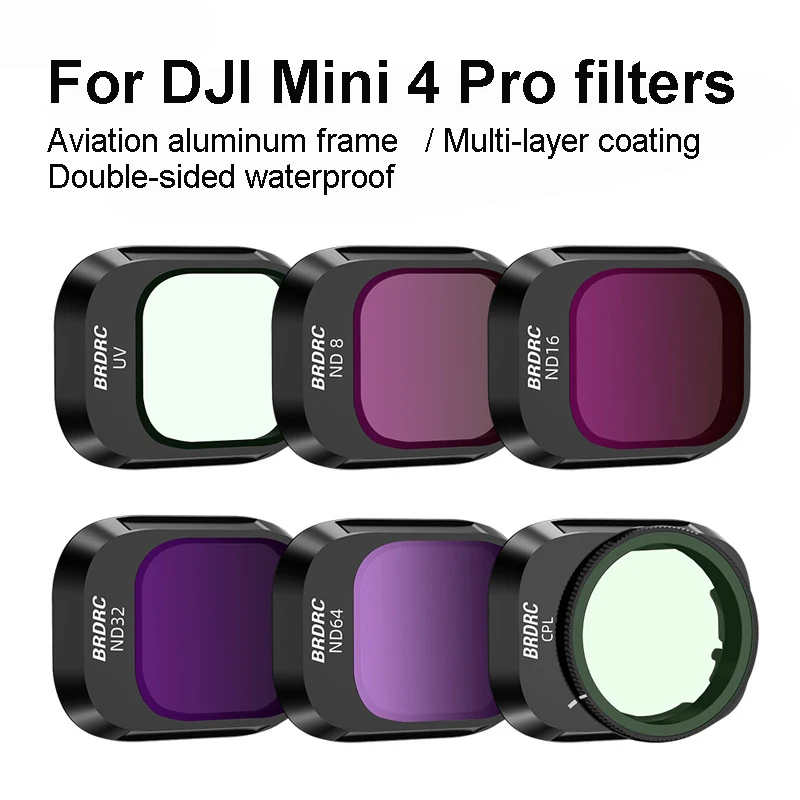Per Dji Mini 4 Pro Filter Nd Dimmer Lente Di Protezione Uv Cpl Polarizzatore Per Dji Mini 4 Pro Accessorio Filtro Di Ripresa