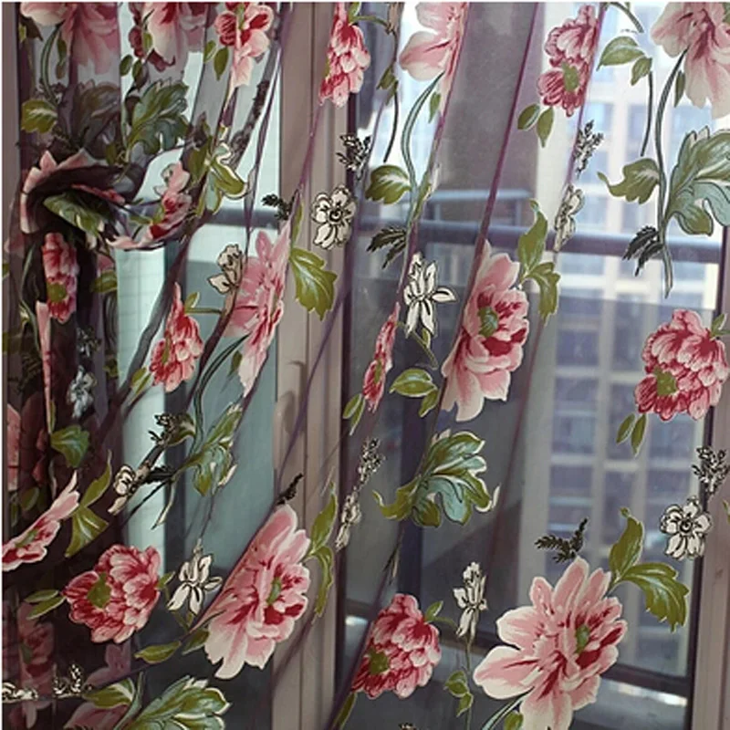 Sheer Tulle Curtain For Bedroom Living Room Kitchen Windows