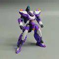 Purple and white
