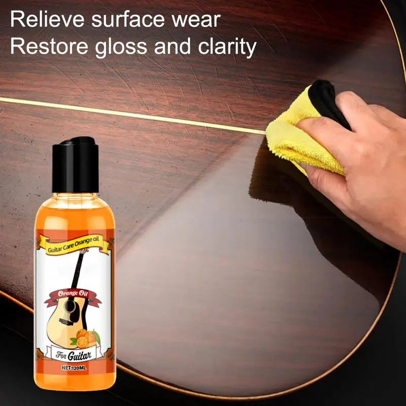Fretboard Conditioner Guitar Care Oil 120ml With Cleaning Cloth