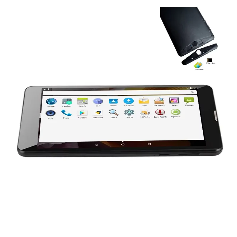 LF705 7" Android 6.0 Tablet For Kids 3G Phone Call 2GB RAM 16GB ROM MTK8735 Quad Core CPU 2 x Sim Card 1024 x 600 Pixels 3