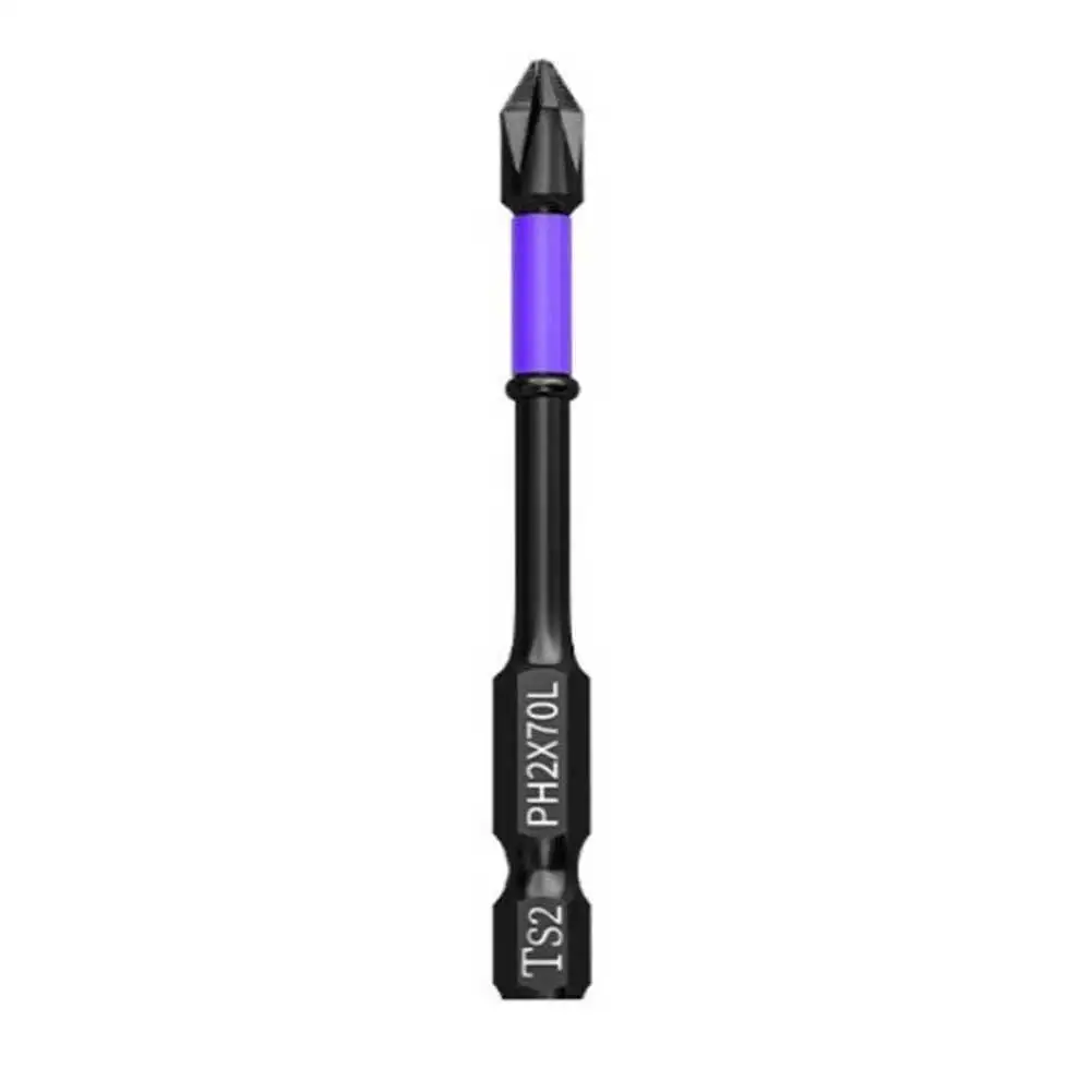 

High Quality Durable New Batch Head Cross Screwdriver PH2 Professional 3PCS Alloy Steel Black Impact Drill Bit