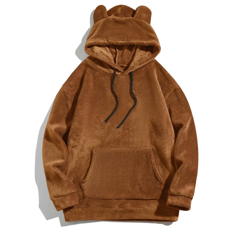 Autumn winter solid color sports hoodie Men/women Long sleeve hoodie breathable casual Cute warm pullover training