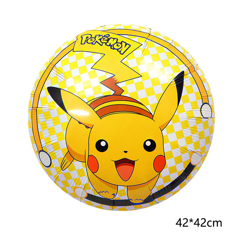 Pequeno balão alumínio redondo Pokemon™ 23 cm