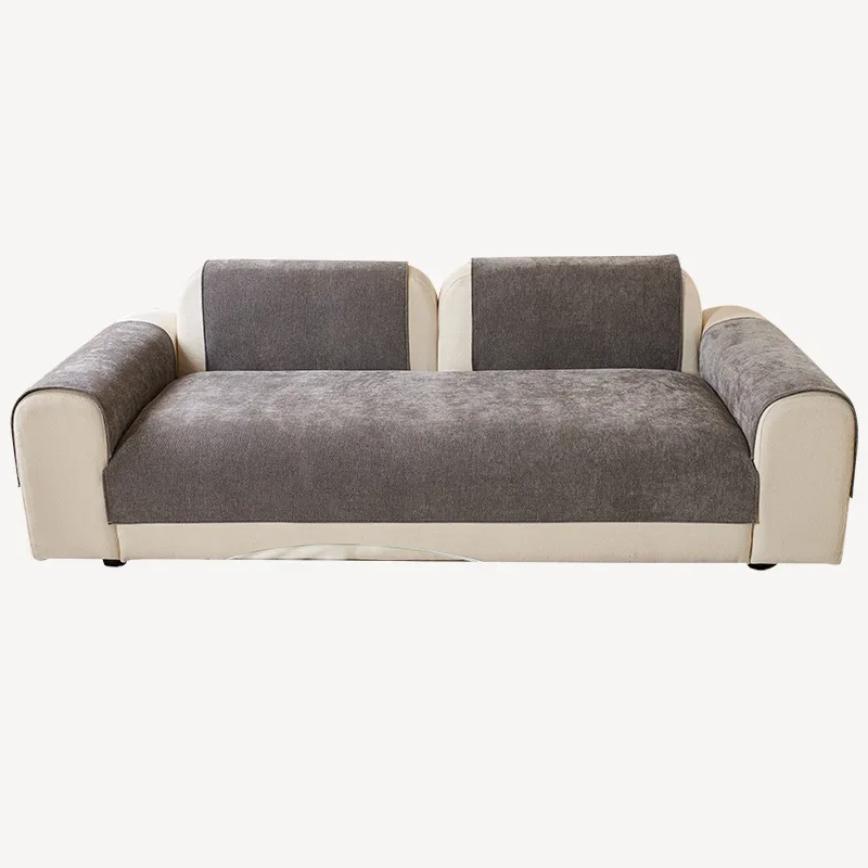 Solid Color Waterproof Chenille Sofa Cushion image 8