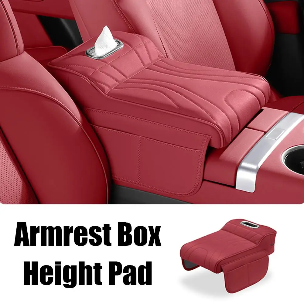 For Haval H9 2rd 2024 2025 Car Center Console Armrest Box Height Pad Three in One Car Multifunctional Tissue Box Storage