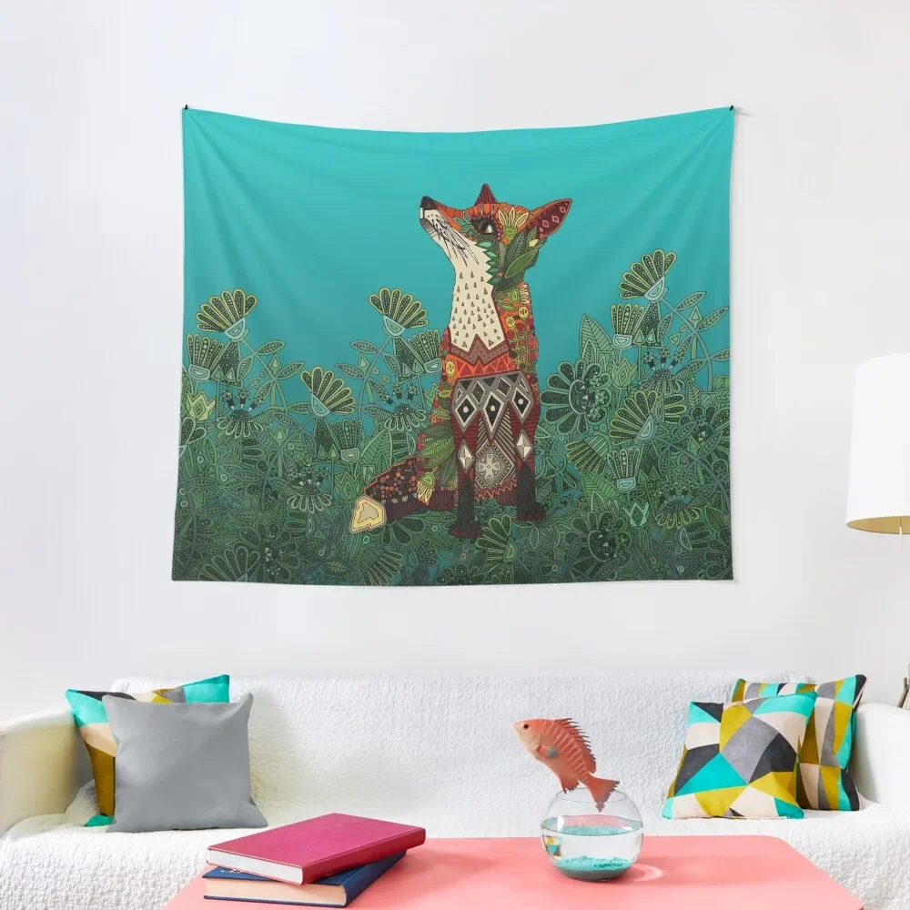 

floral fox Tapestry Christmas Decoration Wall Decor Luxury Living Room Decoration Tapestry