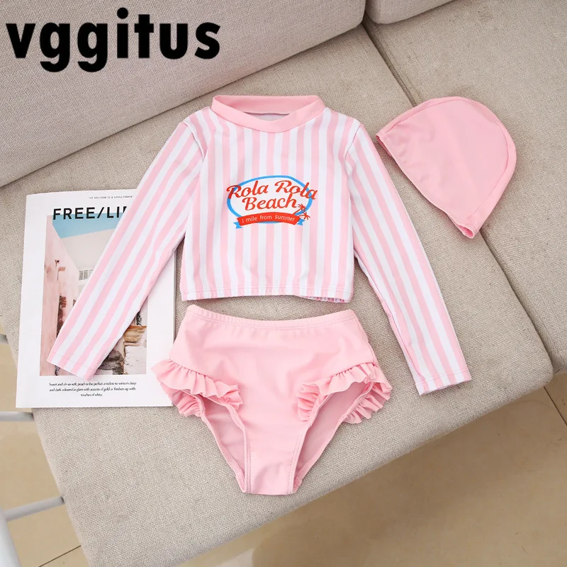 

Summer Children Swimsuit Girls Korean Style Medium and Large Children's and Small Baby Split Swimming Suit Beach Swimwear H3200