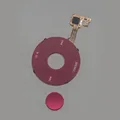 Red with button