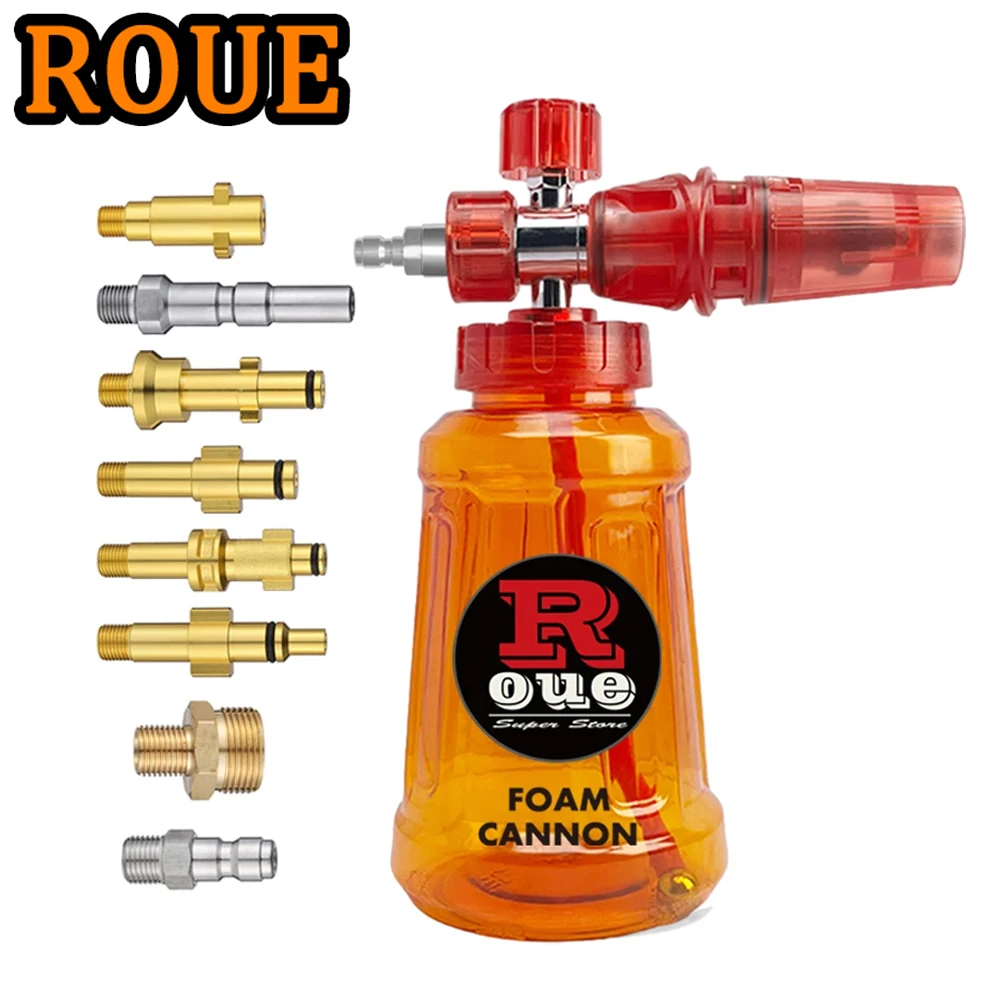 Schiuma Di Sapone Ad Alta Pressione Lancia Schiuma Di Neve Per Karcher Serie K Parkside Schiuma Cannone Schiuma Pistola Ugello Rondella Auto Generator