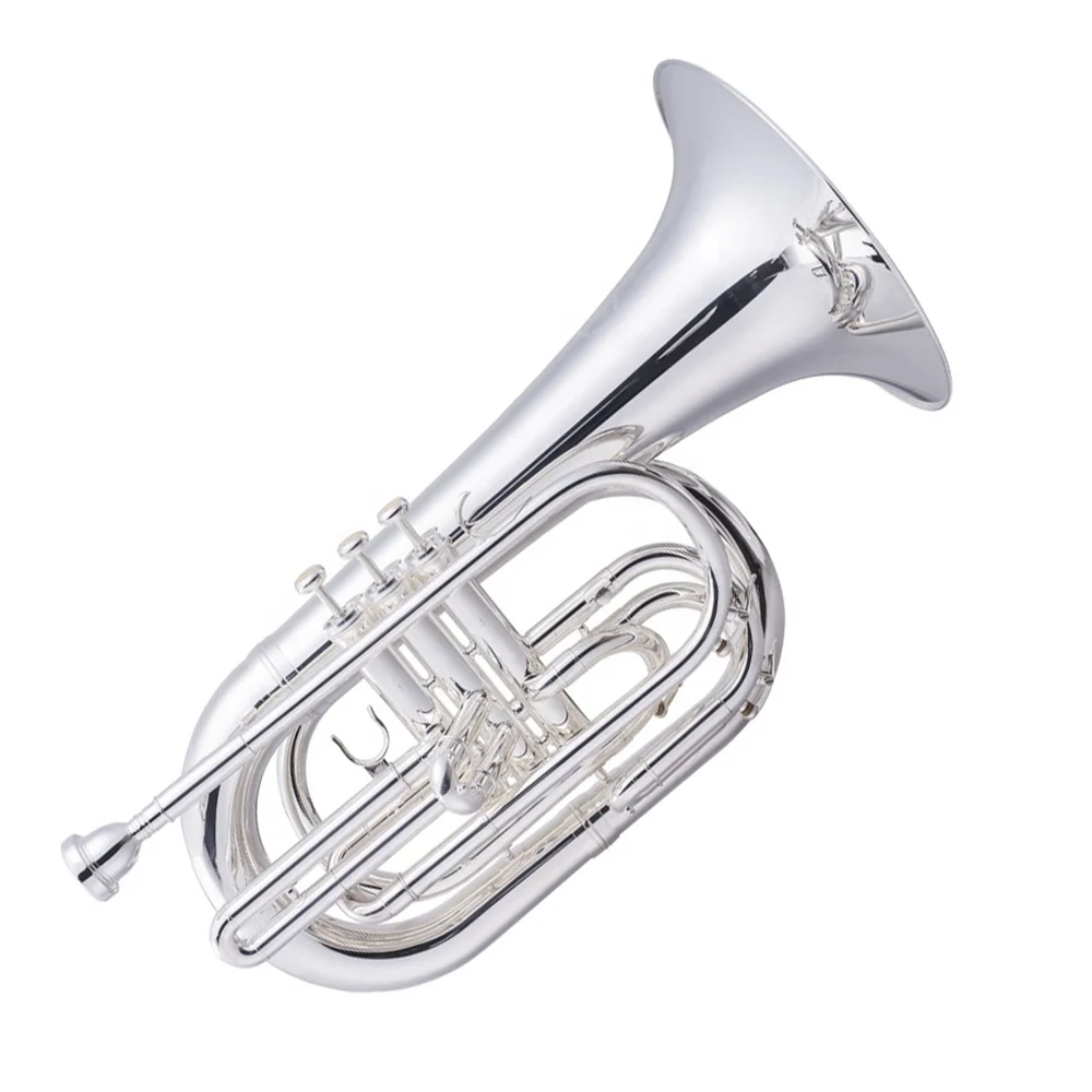 SEASOUND Cheap High Quality Bb Gold Marching Instrument Trombone JYMBT7352