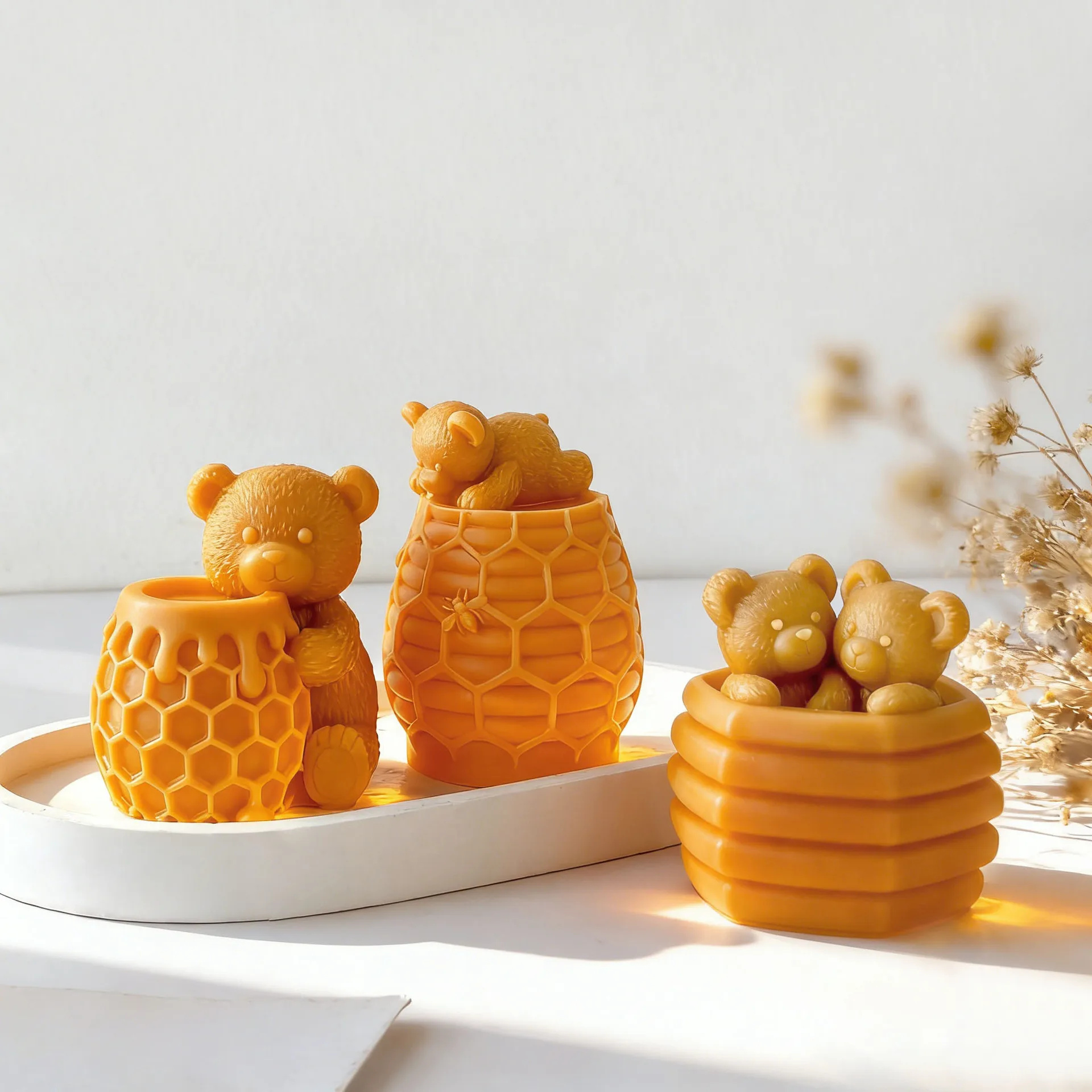 Honeypot Bear Silicone Mold 5