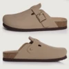 Kidmi Summer Slippers Women Cork Slippers Classic Clogs For Women Mules Fashion Leather Slippers Outdoor Soft Beach Slippers 2
