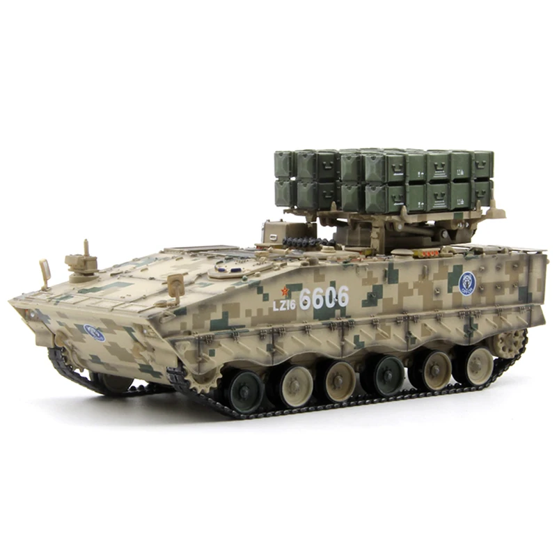 

1/72 China Red Arrow 10 Multi Purpose Missile Desert Digital Blue Army Armored Vehicle Model Diecast Toy Collection Gift Display