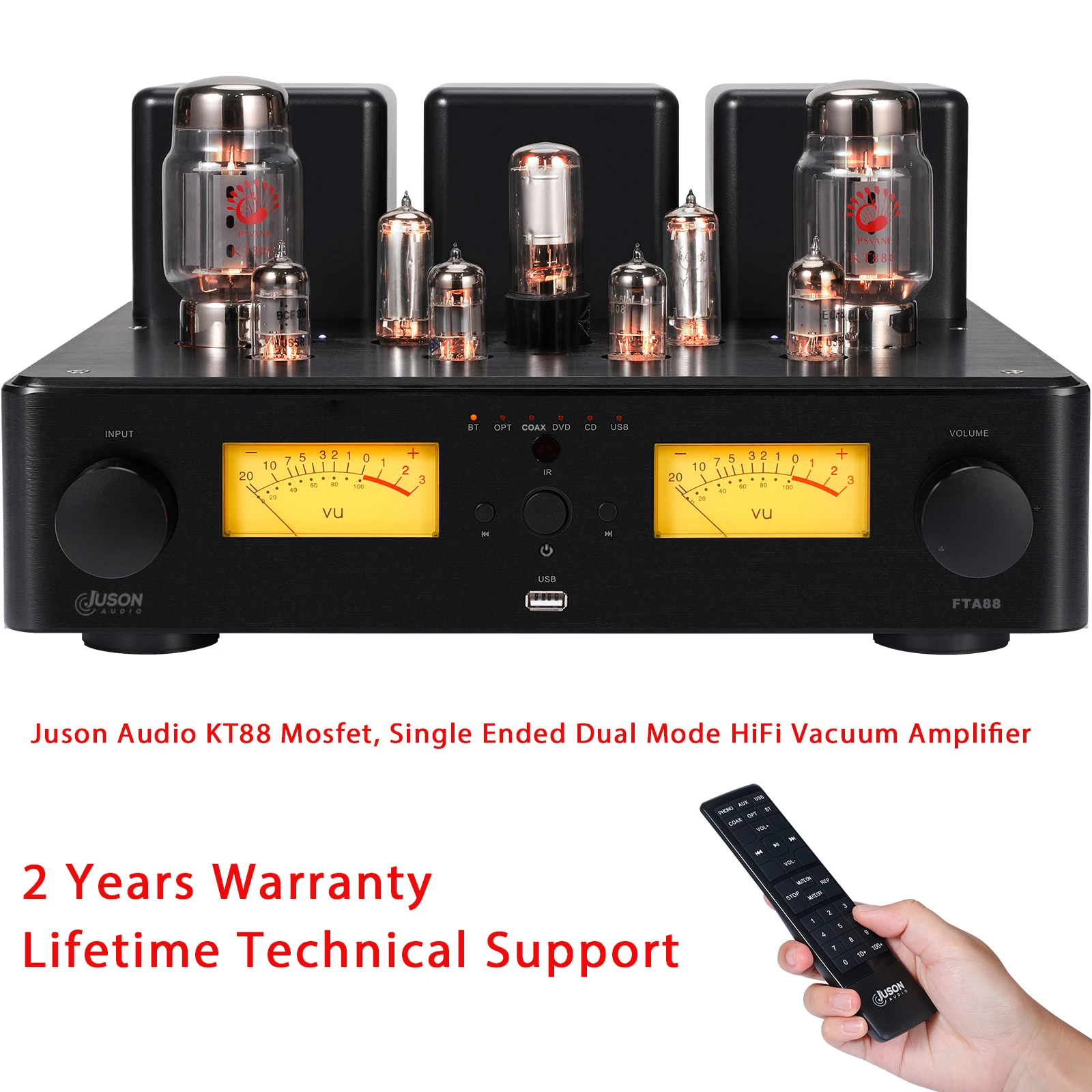 Juson Audio FTA88 真空管アームピューアーで本物の音を体験した実際の