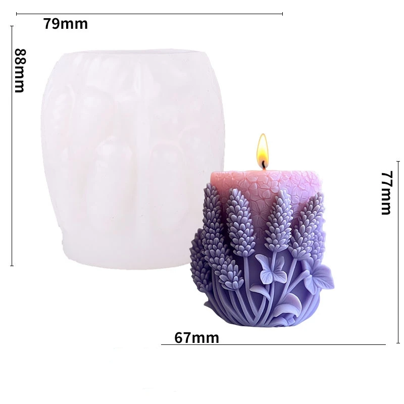 Creative Candle Mold Food-Grade Aroma Candle Silicone Mold Scented Candle Mold High-Quality Silicone For Handmade Crafts Mousse