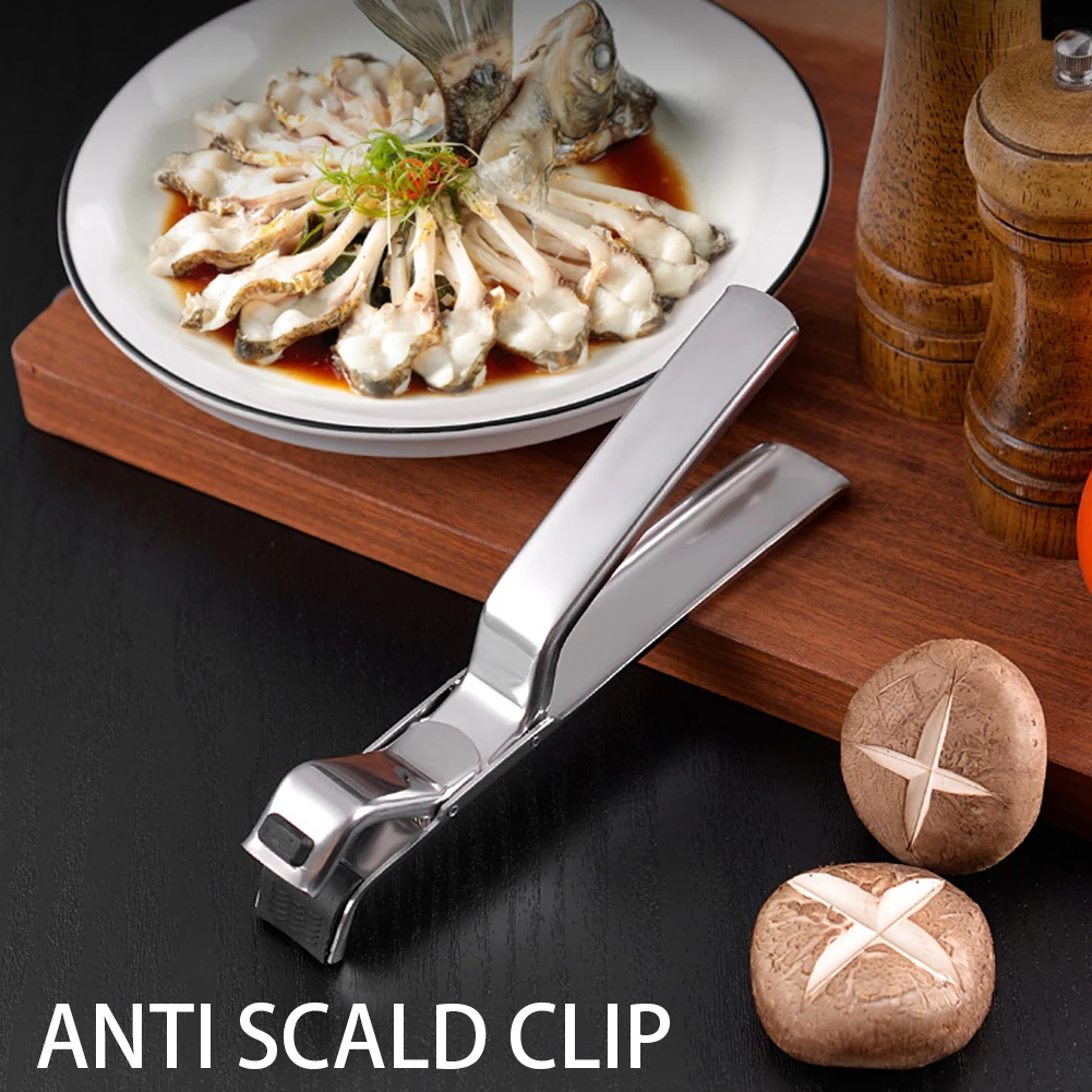 Multi-Function Anti-scald Clip Silicone Kitchen Plate Bowl Dish Pot Holder Anti-hot Clip Lifter Kitchen Accessories Gadget