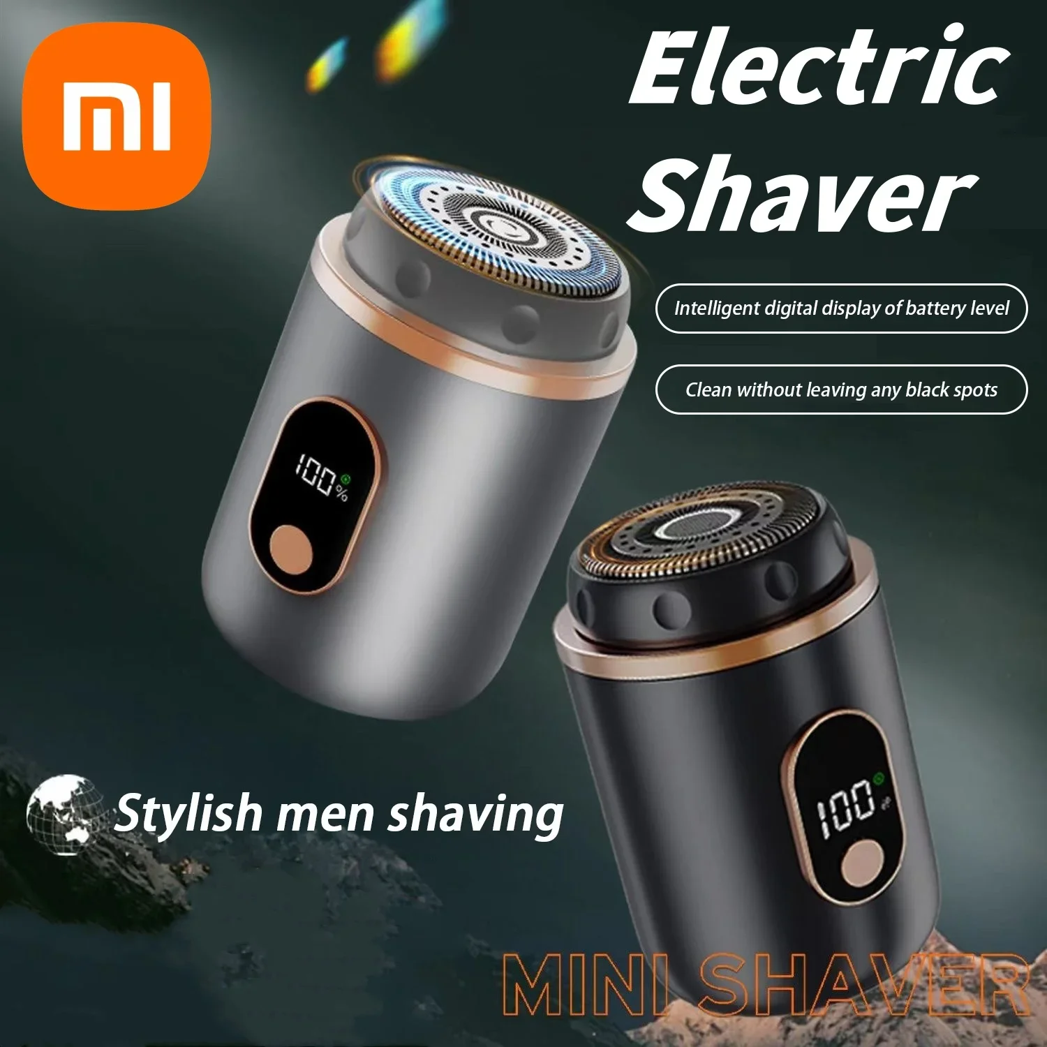 Electric Shaver Hair Trimmer Body Trimmer Xiaomi Mini Electric Shave Type-c Charging Rechargeable Men Razor Comfortable Travel Mini Beard Body Hair Trimmer Pocket Razor 3355732 Xiaomi Mini Electric Shave Type-c Charging Rechargeable Men Razor Comfortable Travel Mini Beard Body Hair Trimmer Pocket Razor