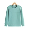 Comfortable Cotton Long Sleeve round Neck Sweatshirt Solid Color Multi-Color Autumn Hot Sale Of The Season Style Couple's Hoodie